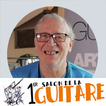 video guitare : Gérard Audirac - Au salon de la guitare de la Bellevilloise 2015 avec laguitare.com