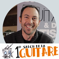 video guitare : Pierrick Brua - Au salon de la guitare de la Bellevilloise 2015 avec laguitare.com