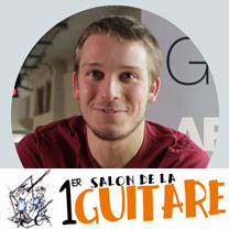 Matériel et accessoires laguitare.com : François Druet - Au salon de la guitare de la Bellevilloise 2015