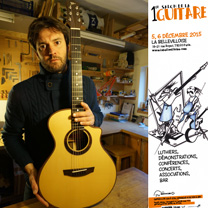 luthiers guitares et basses : Florian Jégu  - Au salon de la guitare de la Bellevilloise 2015