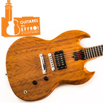 video guitare : Franfret Fransisco Rodriguez - Rocket Ride C et Rocker au Salon de la Belle Guitare avec laguitare.com