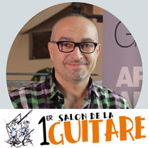 video guitare : Hervé Tonnard - Au salon de la guitare de la Bellevilloise 2015 avec laguitare.com