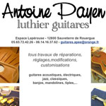 luthiers guitares et basses : Antoine Payen  - Portes ouvertes