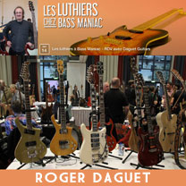 video guitare : Roger Daguet - Exposera à Bass Maniac avec laguitare.com
