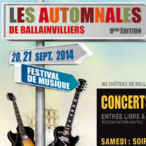 Matériel et accessoires laguitare.com :  Les Automnales de Ballainvilliers - Les concerts intérieurs