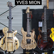 luthiers guitares et basses : Yves Mion  - Des électriques figurées à Graines de Guitare