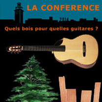 luthiers guitares et basses : Guitares au Beffroi  - La conférence : Quels bois pour quelles guitares