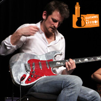 video guitare : Bench Guitars Bertrand Moguérou - Oxydrider et Alurider au Salon de la Belle Guitare avec laguitare.com