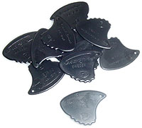 Médiator En Caoutchouc De Silicone Bleu - Forme 351, 36x30x3,3 Mm - Recommandé Pour Ukulélé Et Basse