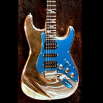 video guitare : Bertrand Mogurou - ALURIDER Lake Placid Blue Custom FORD avec laguitare.com