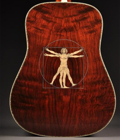 Martin Guitar - Leonardo da vinci guitar