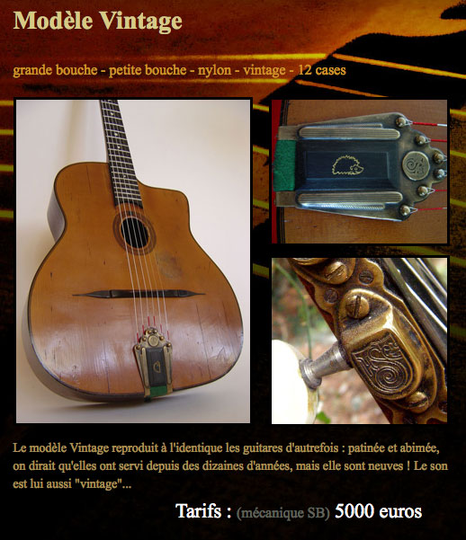 Jean-Noel Lebreton - luthier guitare - Salon de guitare de Montral