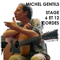 Albums CD DVD Disques guitariste : Michel Gentils - Stage 6 et 12 cordes avec laguitare.com