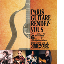 Albums CD DVD Disques guitariste : Paris Guitare Rendez Vous - A. Boyer, P. Finger, M. Haumont, J. Stotzem avec laguitare.com