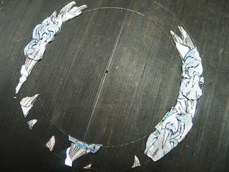 Pierrick Brua - luthier guitare - incrustation - laguitare.com