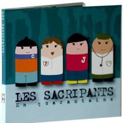 Albums CD DVD Disques guitariste : Les Sacripants - En Quarantaine avec laguitare.com