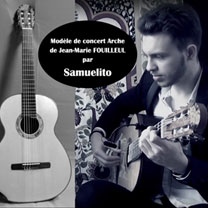luthiers guitares et basses : Jean-Marie Fouilleul  - Modèle Arche pour Samuelito