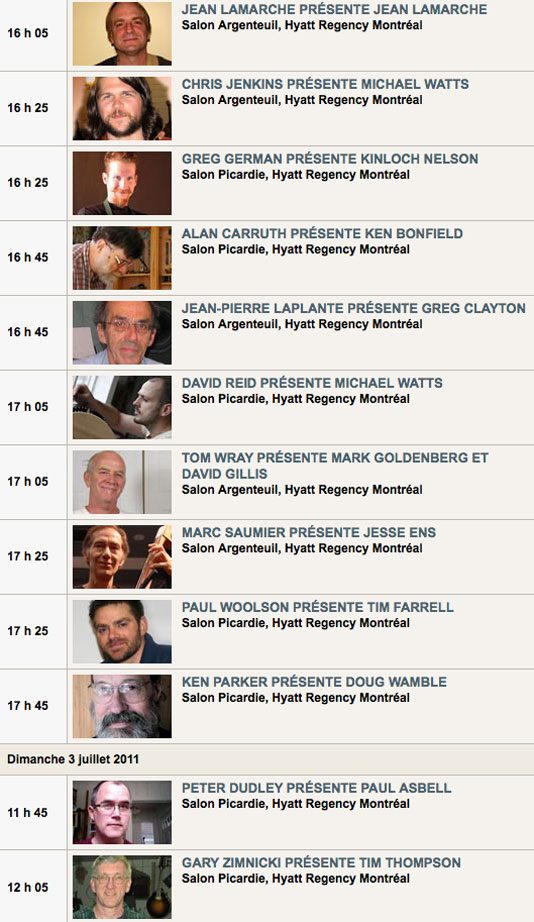 Salon de la Guitare de Montral 2011 - Montreal Guitar Show 2011