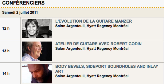 Salon de la Guitare de Montral 2011 - Montreal Guitar Show 2011