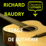 luthiers guitares et basses : Richard Baudry  - Stage de lutherie 2012