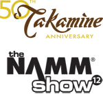 Matériel et accessoires laguitare.com : Takamine - Namm Show 2012 - 50 ème anniversaire