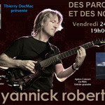 Albums CD DVD Disques guitariste : Des Paroles et des notes - Yannick Robert avec laguitare.com