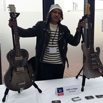luthiers guitares et basses : Loïc le Pape  - Son stand au HGGS