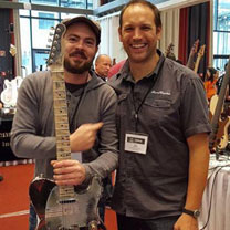 luthiers guitares et basses : Meloduende  - Leur stand au HGGS