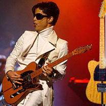 video guitare : Prince - Les guitares de Prince avec laguitare.com