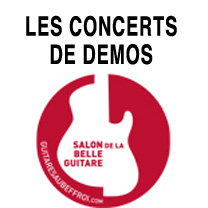 luthiers guitares et basses : Guitares au Beffroi  - Programme des concerts de démonstrations